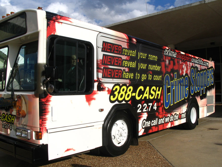 Crimestoppers Bus Wrap