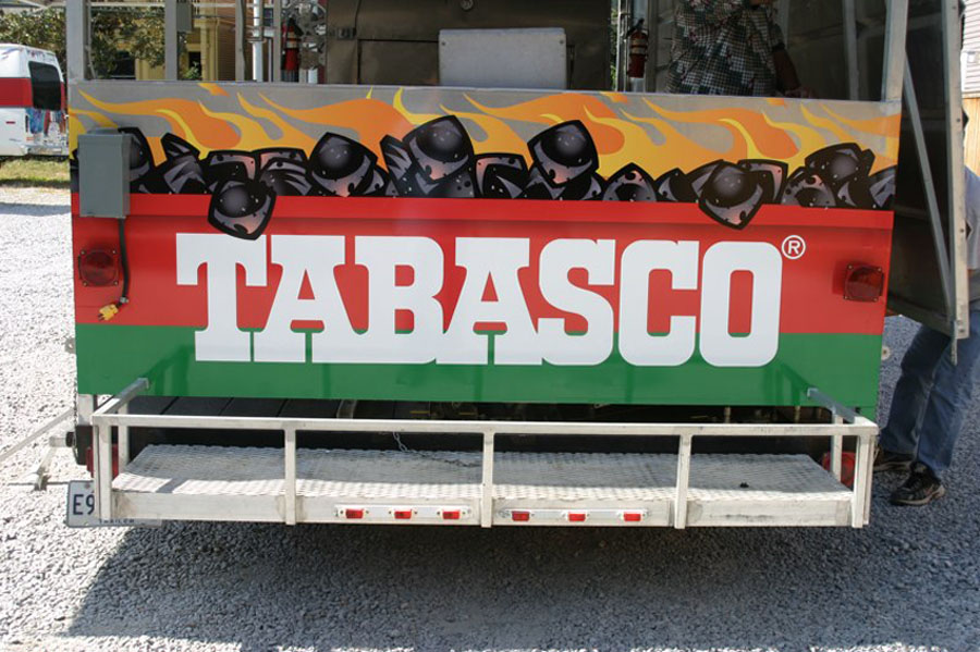 Tabasco BBQ Wagon Wrap
